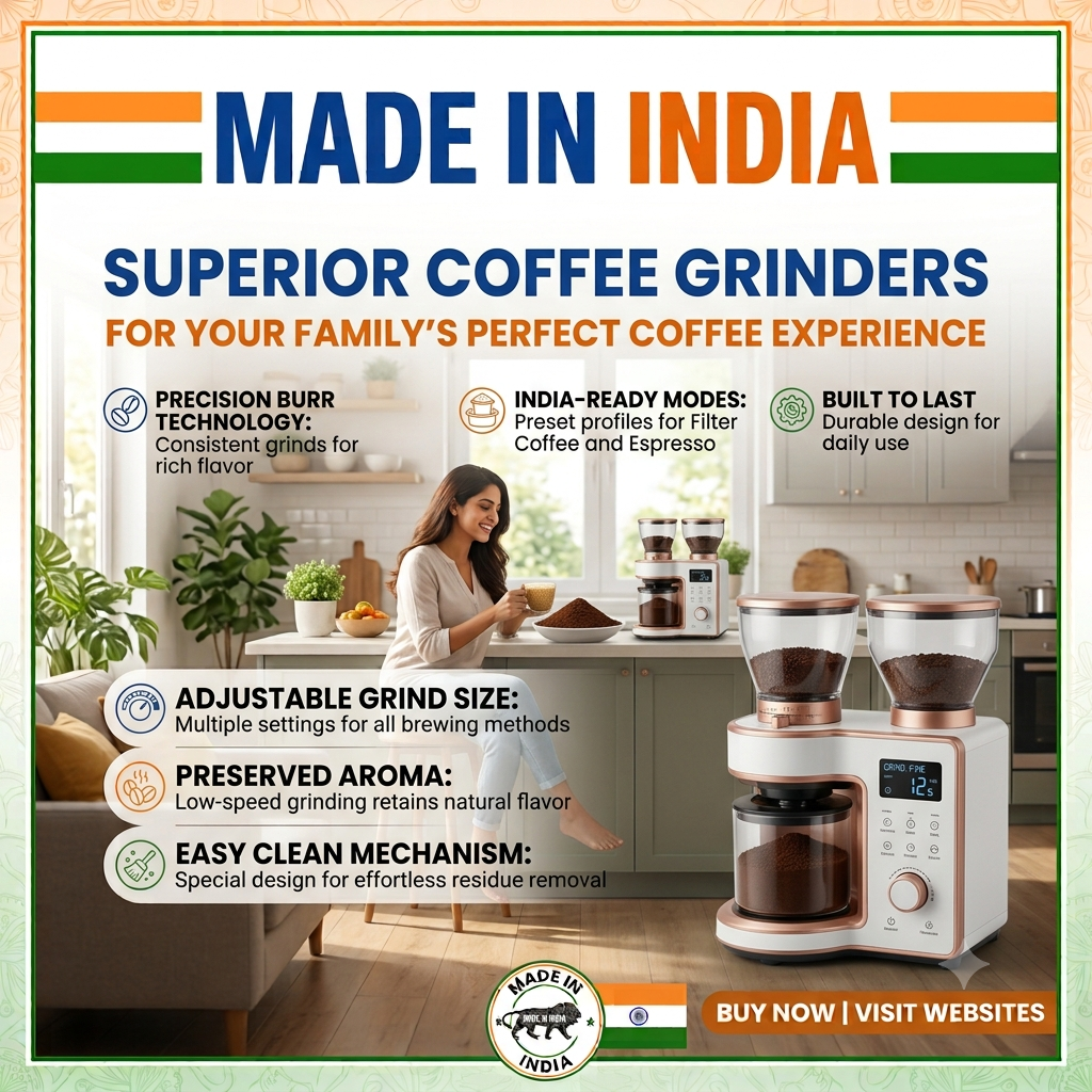 Best Coffee Grinders in India: Top Picks for Better-Tasting Coffee