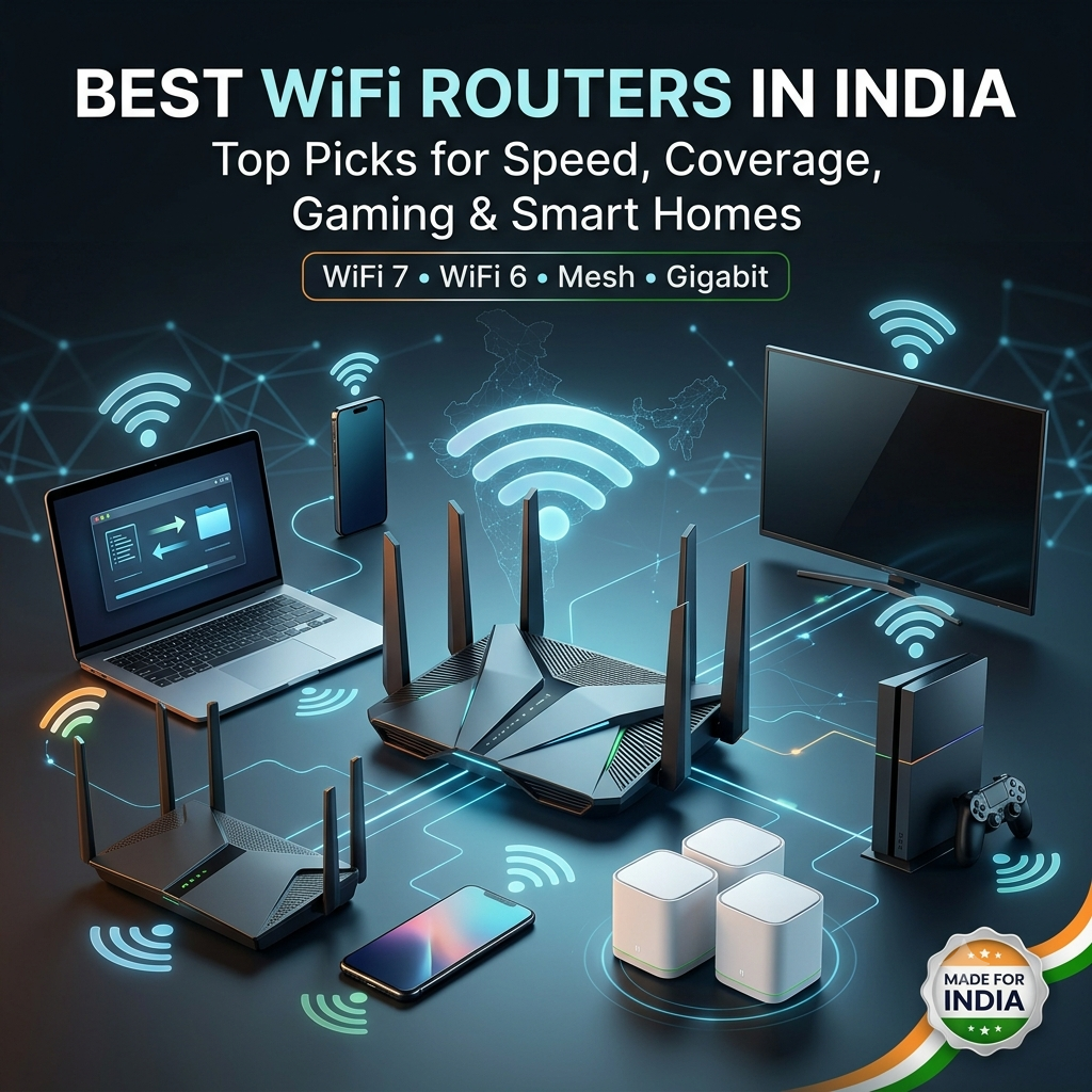 Best WiFi Routers in India: Top Picks for Speed, Coverage, Gaming & Smart Homes