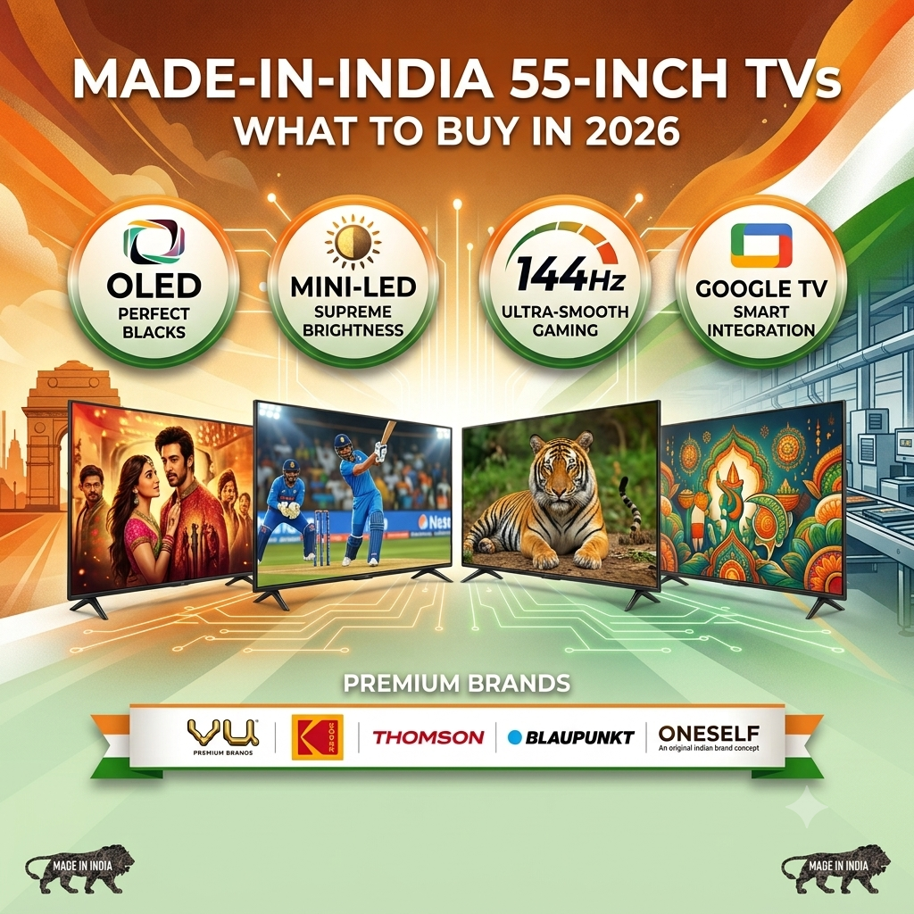 Made-in-India 55-Inch TVs What to Buy in 2026